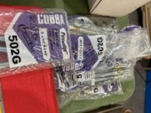 10- bags concrete anchors 3x1/2 in x 4 1/4 in