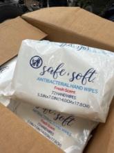 3- cases of Safe and Soft 72 ct Antibacterial