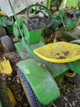 John Deere 110 8hp riding lawn mower