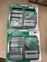 2- Hitachi Drill and Drive set bits New