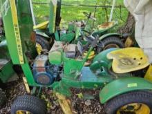John Deere 110 8hp riding lawn mower