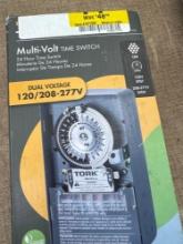Multi volt time switch