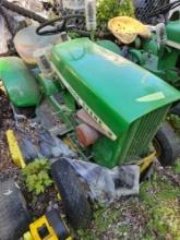 John Deere 110 8hp riding lawn tractor
