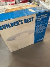 5 in white open recessed lighting fixture