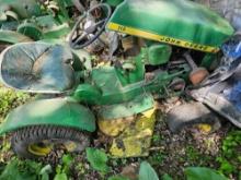 John Deere 110 8hp riding lawn mower