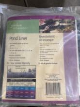 2- pond liner 10 ft x 13 ft 620 gallons
