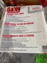 3- shower pan liners 5 ft x 6 ft