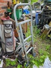 Two wheel hand cart (at house)