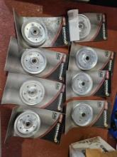 Eight universal 4 inch pulleys