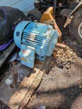 large electric motor on and with pallet jack
