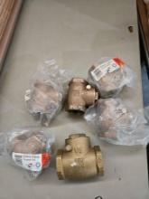 6 brass check valves