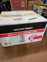 Insulated chimney shield
