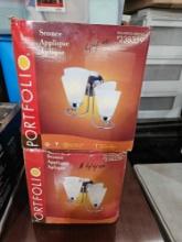 2 new sconces
