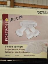 Three head spotlight