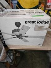 Great lodge fifty two inch ceiling fan