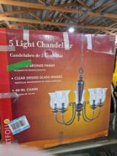 New five light chandelier