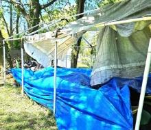 20 x 12 canopy frame needs cover
