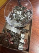 assorted cookie cutters