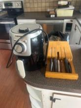 knife set/ chefman