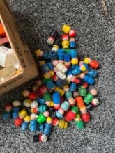 60- vintage fisher price figures/accessories
