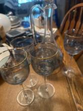 Wine decanter 4- glasses
