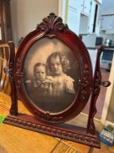 vintage wooden frame