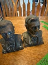 2- metal Lincoln head banks