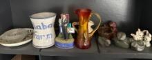 cup/crackle glass vase/vases/figurines