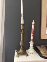 4- candle stick holder and candles FR