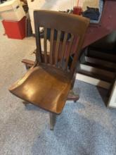 Wooden Computer Chair Basement
