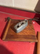 Vintage Paper cutter and more Basement