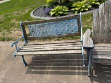 two vintage outside chairs to restore