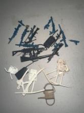 vintage Star Wars weapons and action figures accessories
