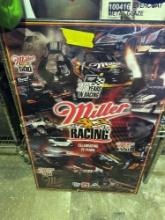 Miller Racing Sign 20x30 in