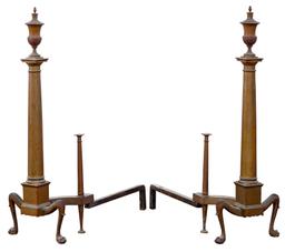 Brass Andirons