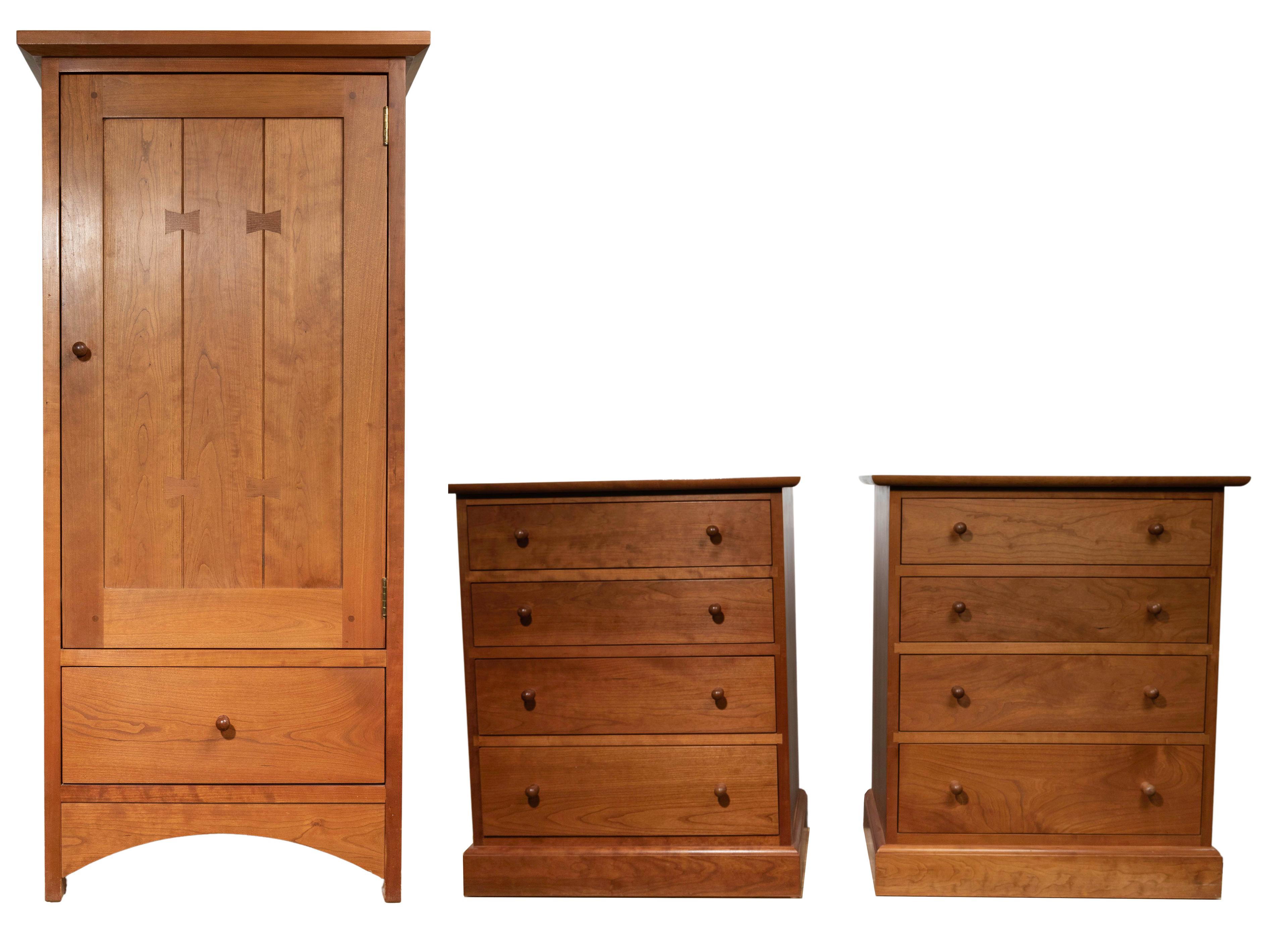 Stickley 'Duanesburg' Cherry Night Stands