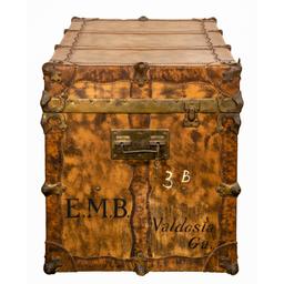 Headley and Farmer Flat Top Steamer Trunk