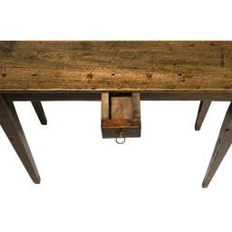 Primitive Style Wood Console Table