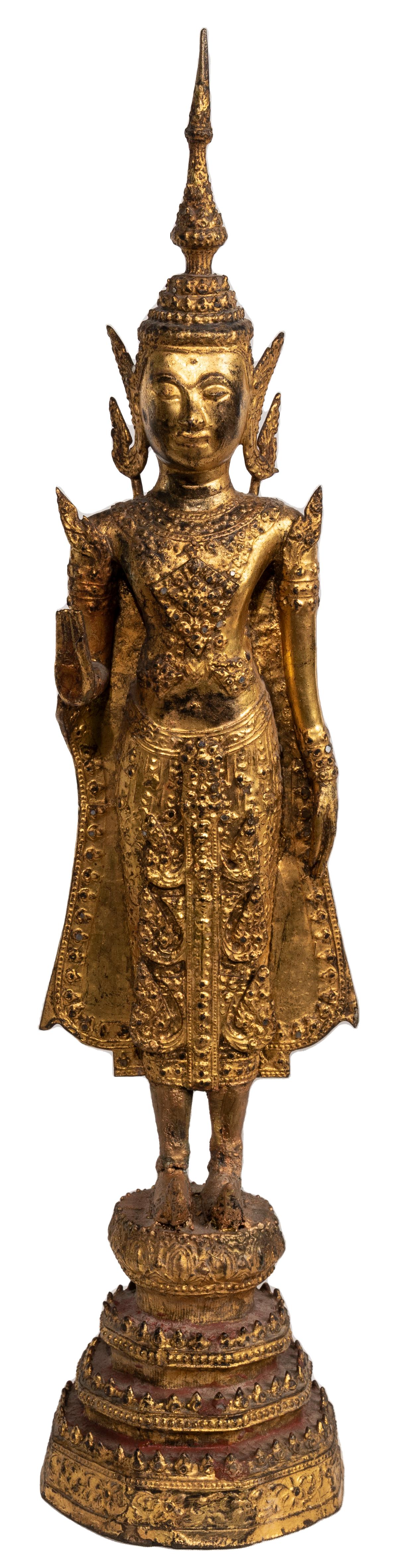 Thai Gilt Metal Buddha