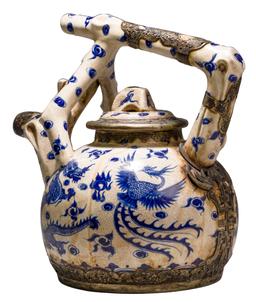 Asian Style Porcelain Teapot