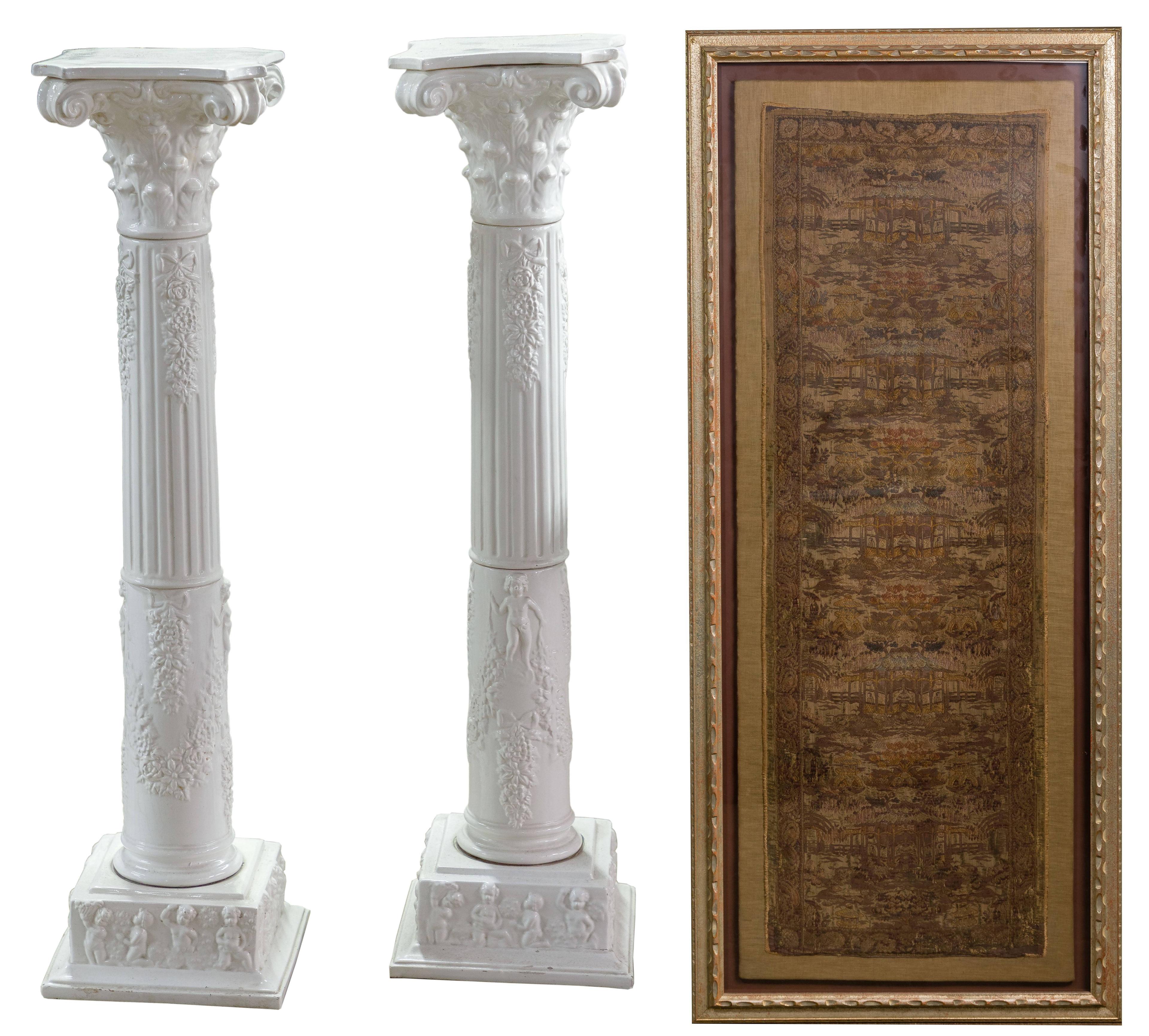 White Porcelain Pedestals