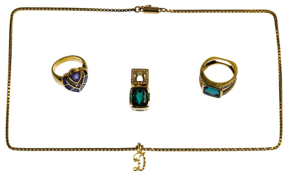 18k Yellow Gold Jewelry Assortment