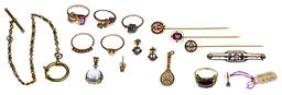 14k Yellow Gold Jewelry Assortment