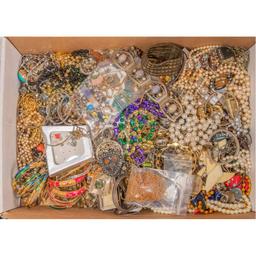 Sterling Silver, Rhinestone and Costume Jewelry and Wristwatch Assortment