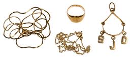 Gold and Sterling Silver Jewelry Assortment