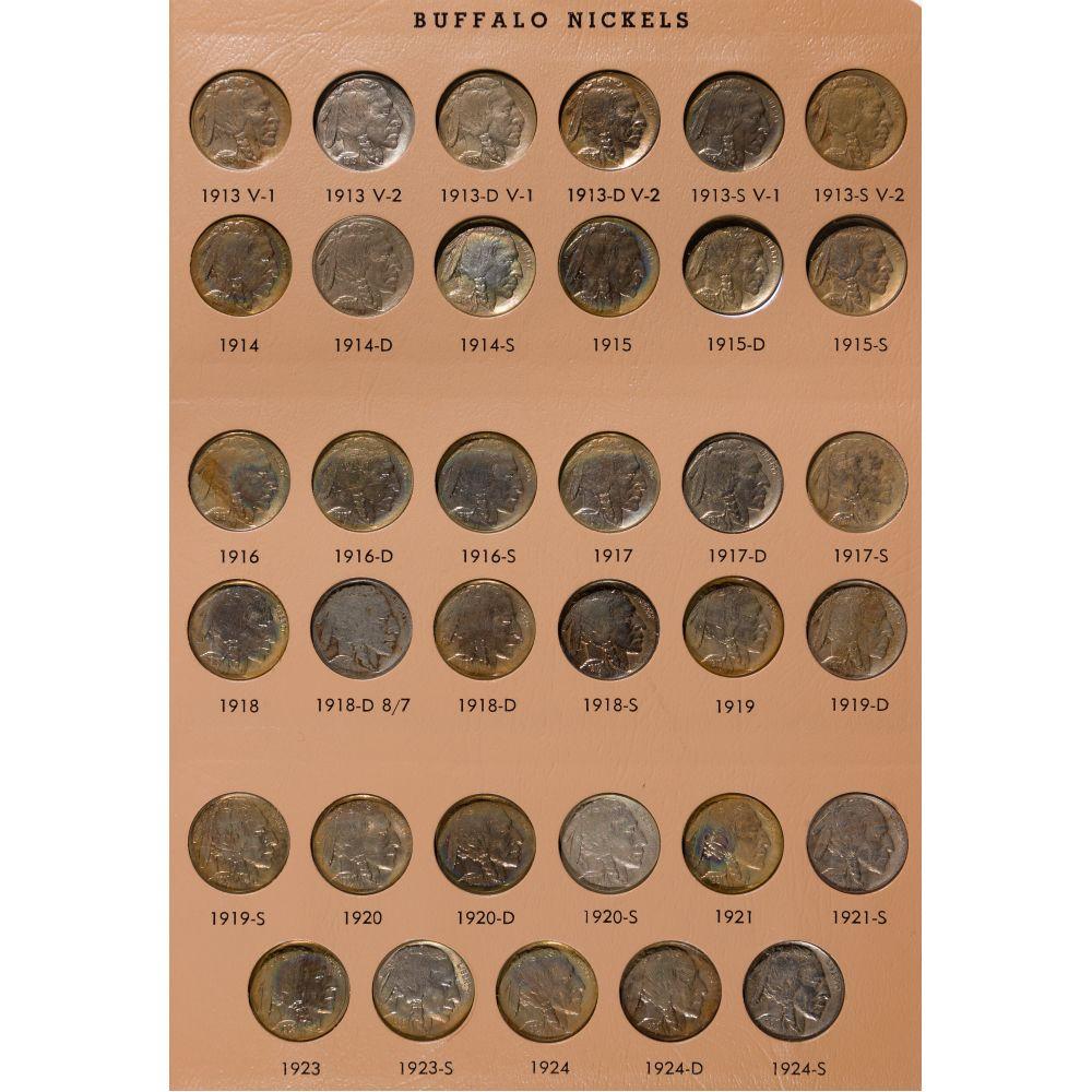 Buffalo Nickel Complete Set