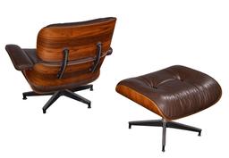 Charles and Ray Eames Lounge Chair and Ottoman