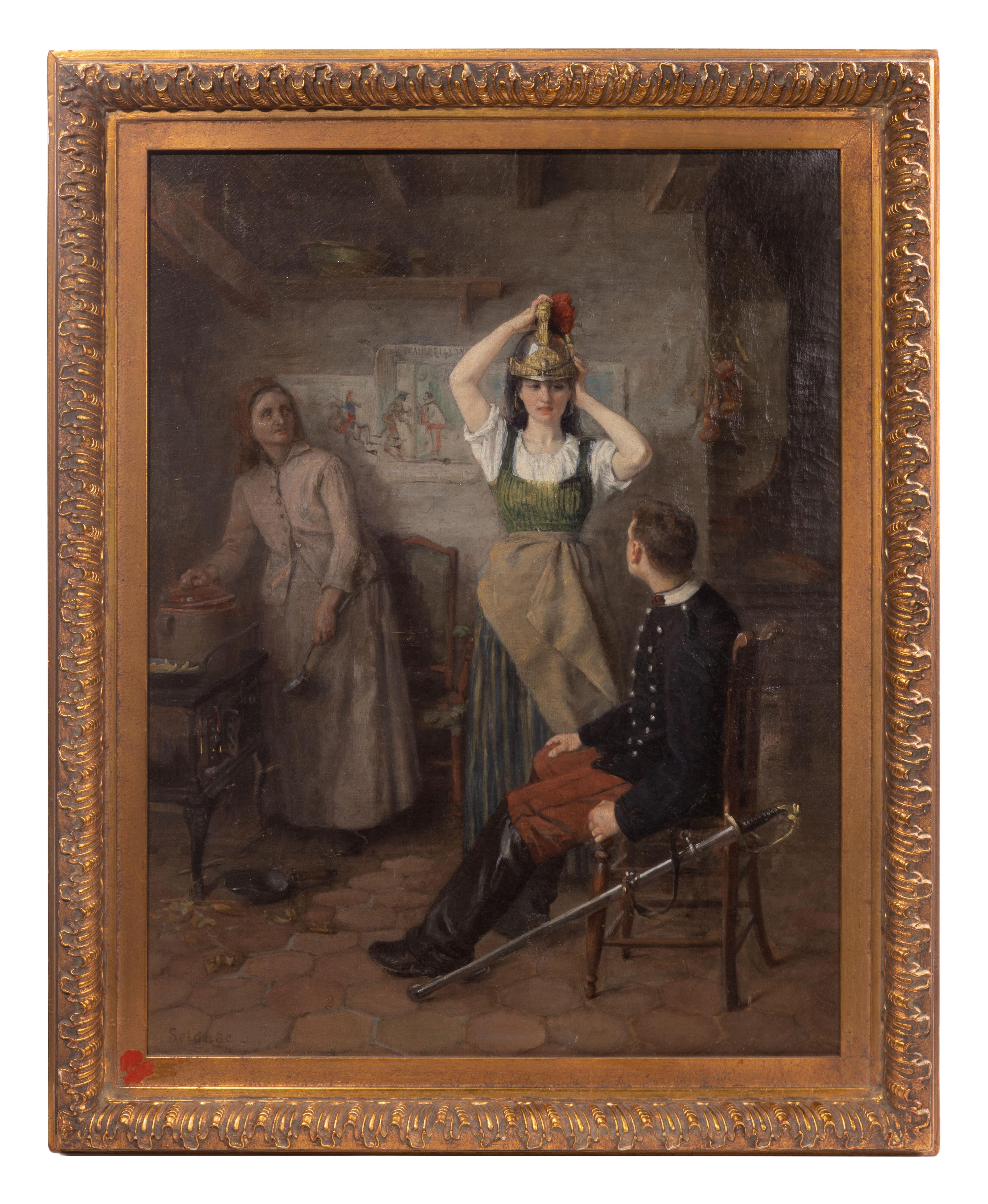Paul Seignac (French, 1826-1904) Oil on Canvas