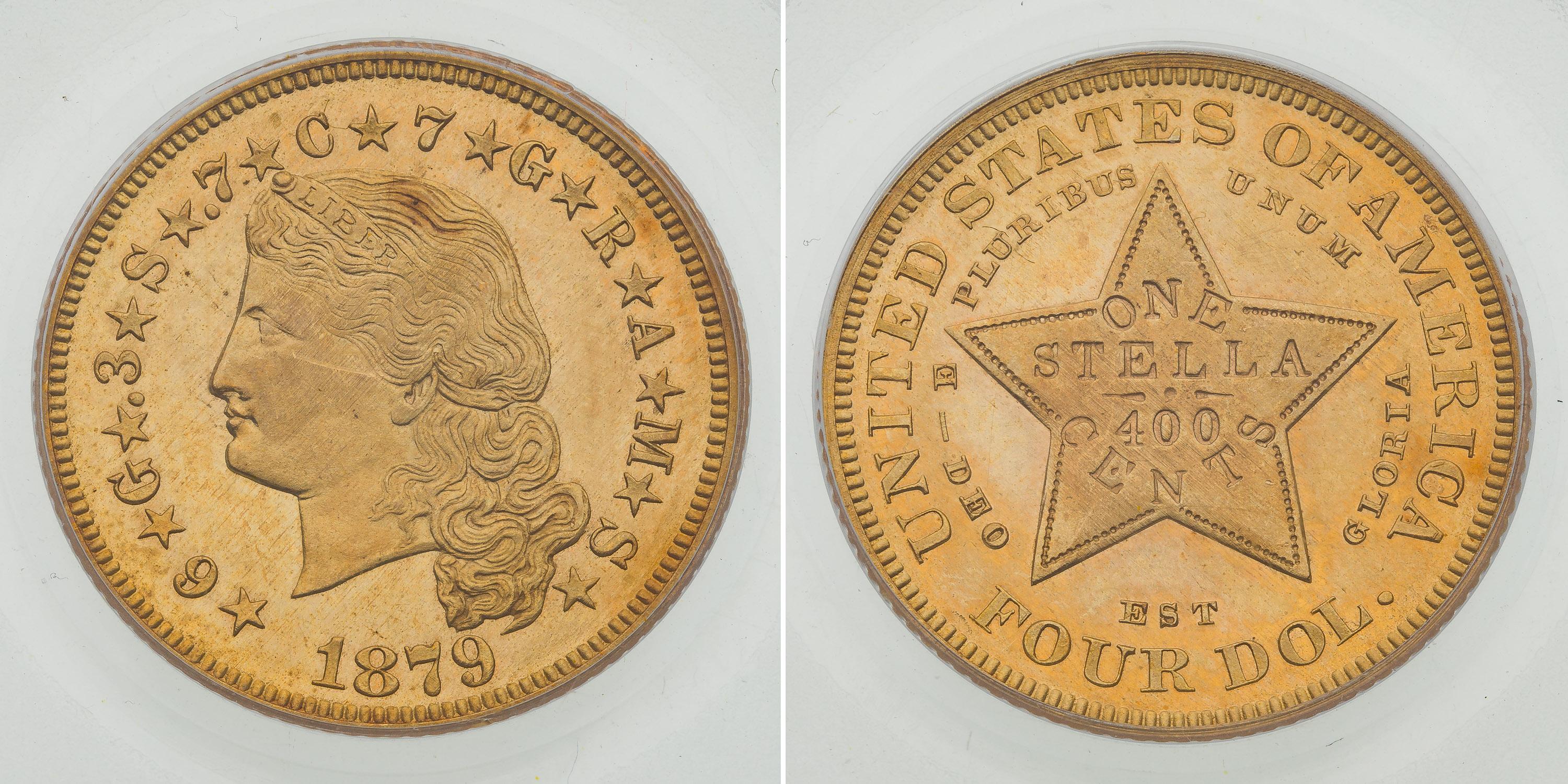 1879 $4 Stella PR-63 PCGS