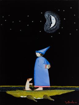 Jesus Leuus (Mexican, b.1948) Oil on Canvas